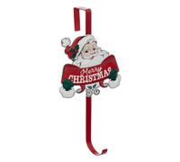 Déco de Noël Accroche Couronne en métal Père Noël H 38.5 cm - Feeric Christmas