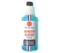 DECO FER FORGE -Brunisseur Metaux -Metal Concentre à Froid Fer Acier Laiton Bronze Cuivre Arme -Brunissage Noir Durable Efficace Rapide Facile Made in France -Grande Quantité 1L de liquide (1000 ml)