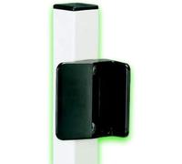 DECO FER FORGE- GACHE SECURITE POUR SERRURE - Pour Piscine - Tube carre de 40/40-GACHE A VISSER 92 mm x 50 mm - Conforme à la Norme NP P90-306 - Gache en Noryl -Gâche piscine à utiliser avec serrure.