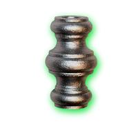 Déco fer Forgé- GARNITURE de BARREAUX- Acier Forgé Décoration à Souder - Taille H 67 mm x 40 mm- GARNITURE Acier- ALÉSAGE Diamètre 16,5 mm -Usage Interieur Exterieur Satisfaction Garantie Robuste