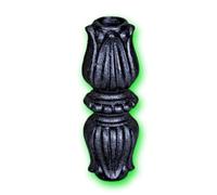 Déco fer Forgé- GARNITURE de BARREAUX FONTE -Décoration à Visser M5- Taille H 110 mm x 38 mm- GARNITURE FONTE- ALÉSAGE Diamètre 16 mm -Usage Interieur Exterieur Satisfaction Garantie Robuste