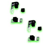 Déco fer Forgé- PIVOT Pour PORTAIL - Grandes Charges - Acier A Visser Reglable 115 mm x 80 mm-Ouvre Porte Portail Battant- KIT 2 Axe avec Bouchon M30x30 TUBE CARRÉ Utilisation Facile Garantie Robuste