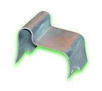 Déco fer Forgé- SABOT DE PORTAIL RÉGLABLE ACIER A SCELLER au sol mur 160 X 95 X 50 mm-Porte Portail Battant Coulissant -Réglable Hauteur de 0 à 50 mm-Interieur Exterieur Utilisation Facile Durable