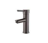 Deco mitigeur lavabo bas gris gun métal