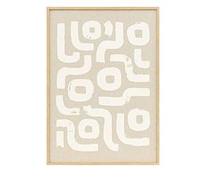 Déco mural 3D Disa beige 50x70cm - Atmosphera Créateur d'intérieur