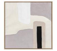 Déco mural 3D Laurenz blanc et violet 80x80cm