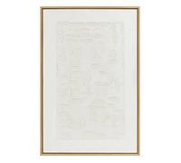 Déco murale 3D Talima blanc 60x90cm