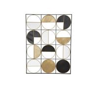 Atmosphera - Déco Murale Zak - métal - doré 76x102 cm