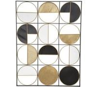 Atmosphera - Déco Murale Zak - métal - doré 76x102 cm