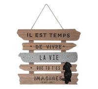 Atmosphera - Déco Murale Cuba - Bois - 37-5x5x32-5 cm - Modèle 1