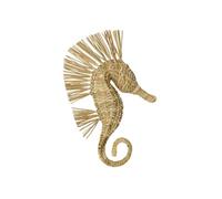 Déco Murale Hippocampe Herbe "Nut" 40cm Naturel