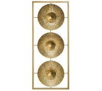 Déco murale métal doré 25x61cm - Atmosphera Créateur d'intérieur