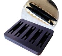 Déco Relief - Moule Silicone Gousses de Vanille - Moule Trompe L'Oeil pour Pâtisserie - DR268A, Noir