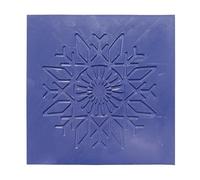 Déco Relief - Tapis en Silicone Déco Tuile Flocon XL - Moule pour Créer des Tuiles Croustillantes - Décoration Pâtisseries - 0TU01