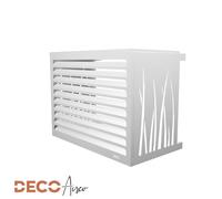 Cache climatiseur DECOAirco Blanc - Taille S (H70, L90, P50-65cm)