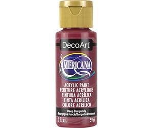 DecoArt Americana Peinture Acrylique 2 oz Multi-usages, Bordeaux foncé
