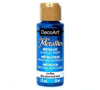 DecoArt Americana Peinture Acrylique mé Tallique, Glace Bleu