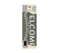 DecoArt Americana Pochoir décoratif 15,2 x 45,7 cm avec inscription « Welcome », aucune, extra large, taille unique