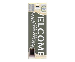 DecoArt Americana Pochoir décoratif 15,2 x 45,7 cm avec inscription « Welcome », aucune, extra large, taille unique