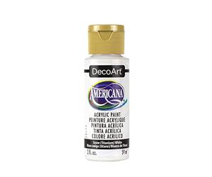 DecoArt Americana Pozi Peinture Acrylique 59 ML, Snow Titanium Blanc