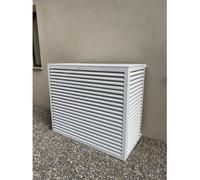 DECOCLIM Boîtier de protection en aluminium RAL9010 taille XL, dimensions intérieures : H 1200 x W 1310 x D 650-800 mm (profondeur adaptable)