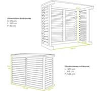 DECOCLIM Premium Boîtiers de protection pour climatiseurs et pompes à chaleur - Résistants aux intempéries, durables & esthétiques