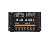 Décodeur DMX512 4 canaux RGBW LED contrôleur pour systèmes d'éclairage de scène synchronisé - Boîtier en métal robuste avec transmission de signal stable
