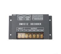 Décodeur DMX512 4 canaux RVB RGBW tension constante | Sortie 4 canaux, compatible RVB/RGBW, synchronisation précise, boîtier en métal robuste, pour bandes LED
