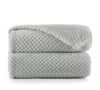 DecoKing Couverture Polaire 150 x 200 cm Plaid Doux en Microfibre pour Lits Canapés Chaises et Divans Style Scandinave Chaude Légère et pour Toutes Les Saisons Gris Acier Henry