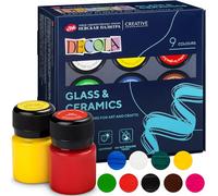 Decola Peinture porcelaine set, 9x20ml permanent verre céramique
