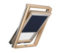 DECOLITE - Store Occultant pour Fenêtre de Toit - Store pour Fenêtre de Toit - Compatible avec VELUX SK06 : GFL, GGL, GGU, GHL, GHU, GLL, GLU, GPL, GPU, GTN, GZL - 114x118 cm - Bleu Marine