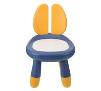 DECOMELODY Chaise à Dossier pour Tout-Petit en Plastique Dossier Solide et Design Ergonomique, Tabouret Cylindrique Sûr et Attrayant pour Maison ou Maternelle