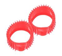 DECOMELODY Protecteur De Manomètre Oxygène Acétylène En Silicone Rouge 2 Pièces Pour Jauge De Pression Résistant Aux Chocs Pour Testeurs De Pression De Carburant
