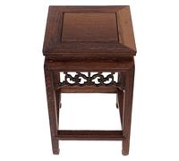 DECOMELODY Support Esthétique Plantes pour en Capacité Marron Grosse Bois Stable et Multi-Usage Design Élégant Salons et Balcons