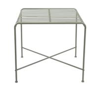 Deconation Table Carrée D'extérieur - Vert - 80,5 X 79,5 X H 72 Cm