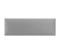 DecoNest Coussin Mural Décoration Murale Lit Tour de tęte Panneau Mural rembourré Panneau Acoustique Revętement Mural 3D Moderne Panneau de Luxe rembourré 70 x 30 cm Gris Clair