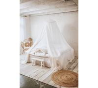 Deconet Moustiquaire en bambou - Mawari - Anneau supérieur 65cm / 1250cm de circonférence BLANC - 1-2 pcs.