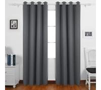 Deconovo Anti Bruit Rideaux Isolation Lumineux Anti UV Gris Clair
