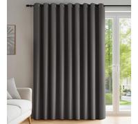 Deconovo Rideau Opaque Rideaux Occultant Grande Largeur, Moderne Gras Vert | 1 panneaux, L 300 x H 245 cm, Thermique Oeillets, Separation Piece, Anti Chaleur, Phonique, Decoration Maison Chambre Salon