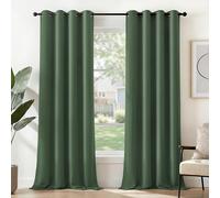 Deconovo Rideau Porte Fenetre Rideaux Thermique Anti Bruit Vert Olive