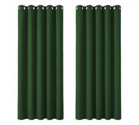 Deconovo Rideau Porte Fenetre Rideaux Thermique Anti Bruit Vert Sapin
