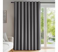 Rideau Gris Clair Occultant à Oeillets Chambre Isolant Thermique Rideau Salon Decoration en Chambre pour Enfant Garcon Rideau Grande Largeur