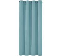 Rideau Occultant à Oeillets Rideau Bleu Ciel Thermique 132x138cm pour Enfants Chambre Salon Décoration Isolation Phonique 1 Pièce