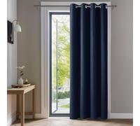 Deconovo Rideaux Occultants Isolant Thermique Anti Froid, 140x260 CM (Largeur x Hauteur), Rideaux pour Chambre Gar?on, Design Moderne à Oeillets, Bleu Marine, 1Pièces