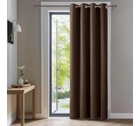 Deconovo Rideaux Phonique Rideau Opaque Anti Bruit Anti UV Brun | 1 panneaux, L 140 x H 260 cm, Rideau Salon, Separation de Piece, Isolant, Acoustique, Moderne, Thermique, Occultant, Solaire