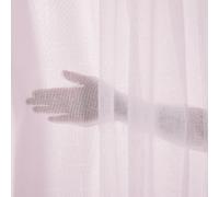 Deconovo Voilage Texture Lin Croisé pour Fenêtre à Oeillets Rose 140x300cm | 2 Pièces Voilages Intérieurs Texture Lin Croisé, Draperies Décoratives pour Fenêtre, Chambre Adulte et Salon Moderne Élégant