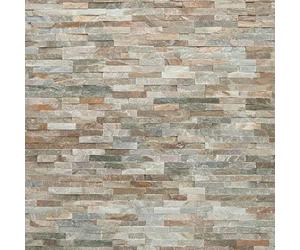 DECOON - Parement Pierre Naturelle Beige - Revêtement Mural Intérieur Extérieur Pierre Véritable Crédence Salon Cuisine Salle de Bain 40x10 cm Résistant Chaleur | Beige 0,468 m²