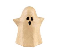 DÉCOPATCH AC914C - Bougeoir fantôme en papier mâché - Halloween - 10,5x9cm