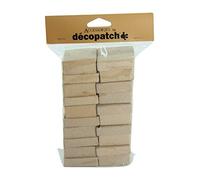 Décopatch EV022C - Un lot de 10 boites en papier brun mâché 6x6x3 cm, boites chats