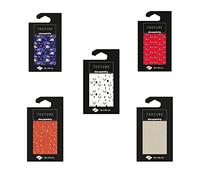 Décopatch (gamme loisirs Clairefontaine) TD777AMZC - 1 lot de 5 pochettes de papier texturé 40x60 cm - Idéal pour customisation et décoration de Noël